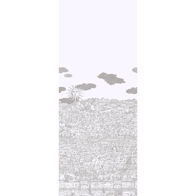 Cole & Son 123/3015.CS.0 Vista Mediterranea Wallcovering in Neutral/White/Grey