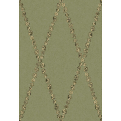Cole & Son 123/4016.CS.0 Cammei Wallcovering in Olive/Green/Gold