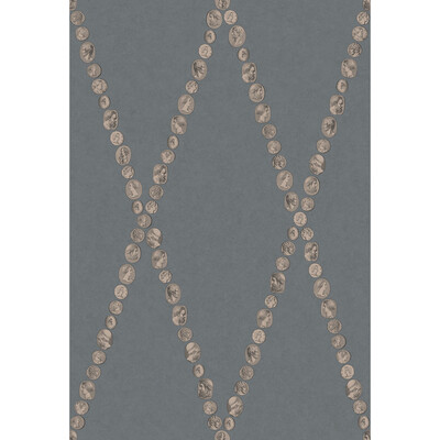 Cole & Son 123/4020.CS.0 Cammei Wallcovering in Slate & Rose Gold/Slate/Pink