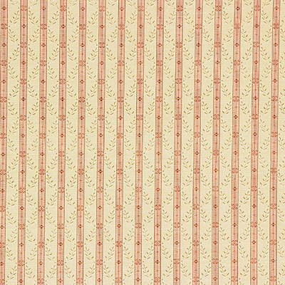 Lee Jofa 2001154.12.0 Evangeline Stri Upholstery Fabric in Peach/Rust