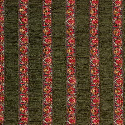 Lee Jofa 2003156.3.0 Collins Paisley Upholstery Fabric in Hunter/Green/Burgundy/red/Multi
