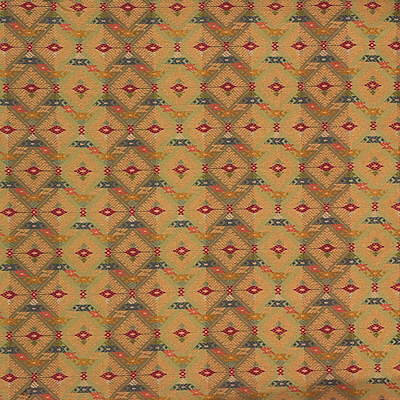 Lee Jofa 2003211.3.0 Zanzibar Stripe Upholstery Fabric in Willow/Light Green/Burgundy/red/Yellow