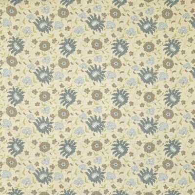 Lee Jofa 2008108.13.0 Pretoria Lampas Upholstery Fabric in Willow/White/Light Green/Blue