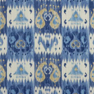 Lee Jofa 2008118.515.0 Westmount Wall Multipurpose Fabric in Blue/Beige/Light Blue