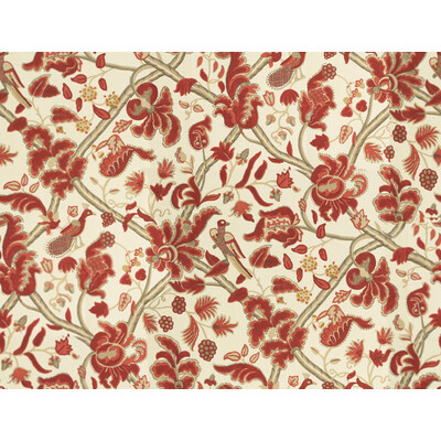 Lee Jofa 2010125.194.0 Bloomsbury Multipurpose Fabric in Red/gold/Beige/Burgundy/red/Brown
