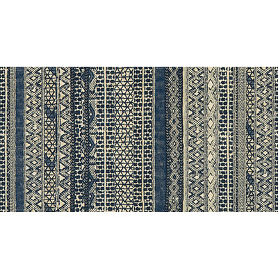 Lee Jofa 2012100.50.0 Hakan Multipurpose Fabric in Indigo/Blue/Light Blue/Beige