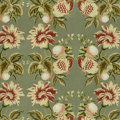Lee Jofa 2012142.319.0 Jessup Multipurpose Fabric in Sage/berry/Light Green/Burgundy/red/Green