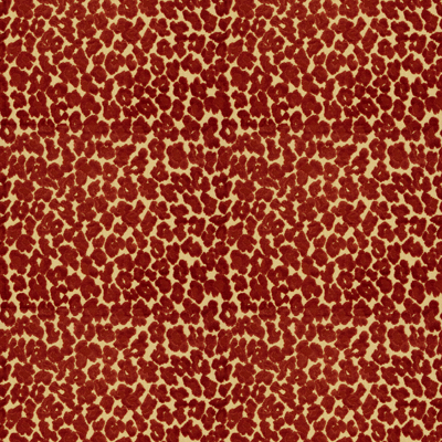 Lee Jofa 2012148.19.0 Le Leopard Upholstery Fabric in Garnet/Burgundy/red