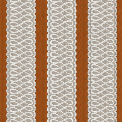 Lee Jofa 2015103.22.0 Grace Upholstery Fabric in Spice/taupe/Orange/Taupe