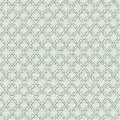 Lee Jofa 2015118.153.0 Larkspur Drapery Fabric in Mist/Turquoise/Spa/Ivory