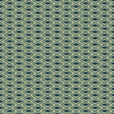 Lee Jofa 2015119.135.0 Otto Trellis Upholstery Fabric in Lagoon/teal/Teal/Turquoise/Beige