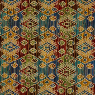 Lee Jofa 2017124.549.0 Bisti Velvet Upholstery Fabric in Multi/Red/Blue