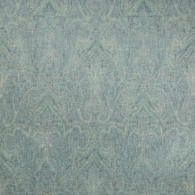 Lee Jofa 2017126.515.0 Toccoa Paisley Upholstery Fabric in Teal/navy/Teal/Blue