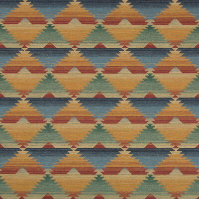 Lee Jofa 2017127.539.0 Dinetah Wool Multipurpose Fabric in Multi/spice/Multi/Rust/Blue
