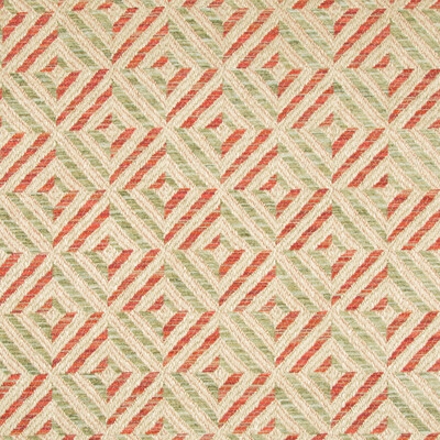 Lee Jofa 2017130.923.0 Verbier Diamond Upholstery Fabric in Jade/red/Multi/Red/Green