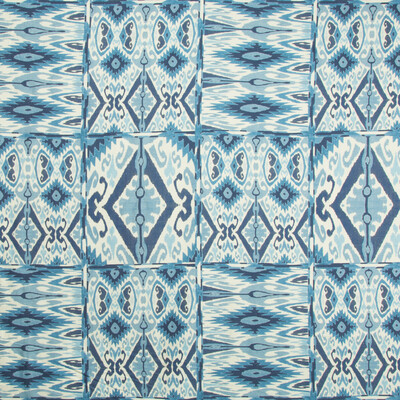 Lee Jofa 2017139.550.0 Trent Ikat Linen Multipurpose Fabric in Lake/Blue