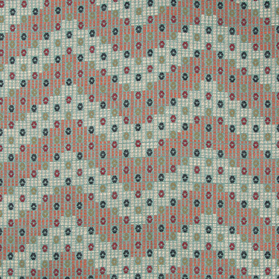 Lee Jofa 2017145.539.0 Addis Ababa Upholstery Fabric in Aqua/multi/Multi/Turquoise