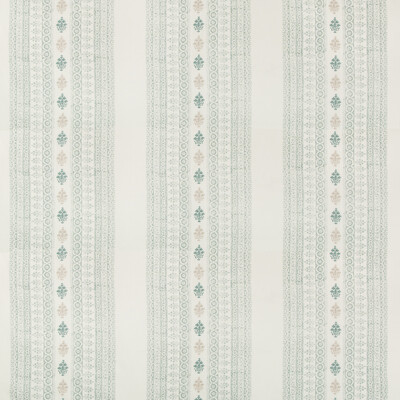 Lee Jofa 2017168.123.0 Seacliffe Print Multipurpose Fabric in Mist/Turquoise/Spa