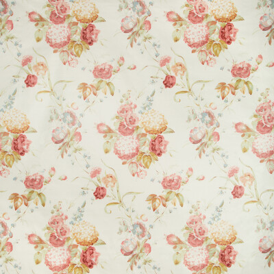Lee Jofa 2018100.127.0 Adelyn Handblock Multipurpose Fabric in Rose/Multi/Pink/Orange