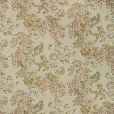Lee Jofa 2018139.103.0 Montecito Floral Multipurpose Fabric in Olive/plum/Multi/Olive Green/Plum