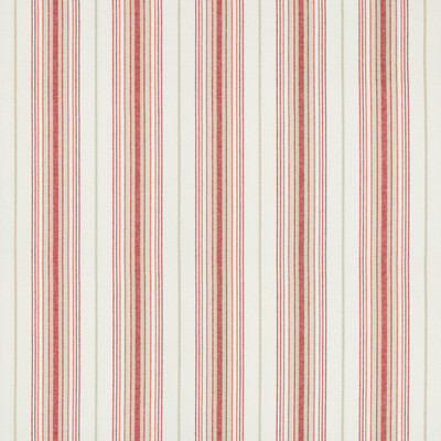 Lee Jofa 2018147.119.0 Cassis Stripe Upholstery Fabric in Red/Burgundy/red/Ivory