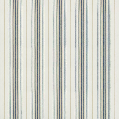 Lee Jofa 2018147.150.0 Cassis Stripe Upholstery Fabric in Marina/Blue/Dark Blue/Ivory