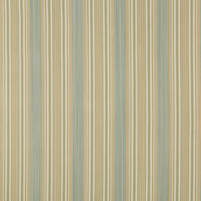 Lee Jofa 2019103.133.0 Vyne Stripe Upholstery Fabric in Mist/Multi/Turquoise/Yellow