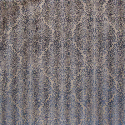 Lee Jofa 2019104.50.0 Shaw Damask Multipurpose Fabric in Midnight/Blue/Dark Blue
