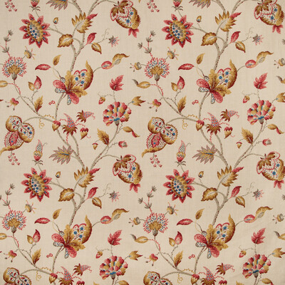 Lee Jofa 2019105.194.0 Hollin Print Multipurpose Fabric in Spice/Multi/Red/Yellow