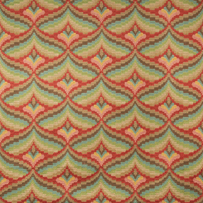 Lee Jofa 2019106.147.0 Giles Embroidery Multipurpose Fabric in Berry/Multi/Pink/Green