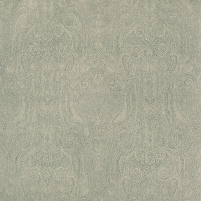 Lee Jofa 2019112.113.0 Foxhill Paisley Upholstery Fabric in Aqua/Turquoise/Celery