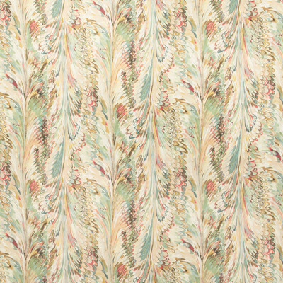 Lee Jofa 2019114.137.0 Taplow Print Multipurpose Fabric in Juniper/petal/Multi/Green/Pink