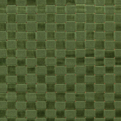 Lee Jofa 2019118.3.0 Levens Velvet Upholstery Fabric in Leaf/Green/Olive Green
