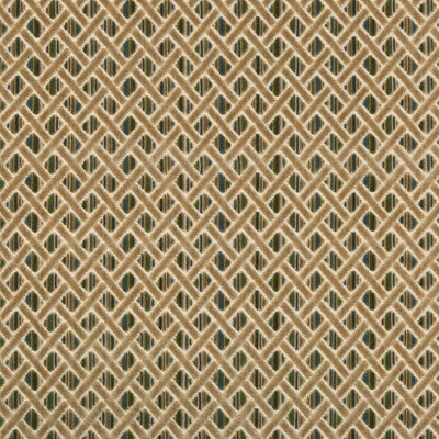 Lee Jofa 2019120.135.0 Bourne Velvet Upholstery Fabric in Peacock/Multi/Green/Blue