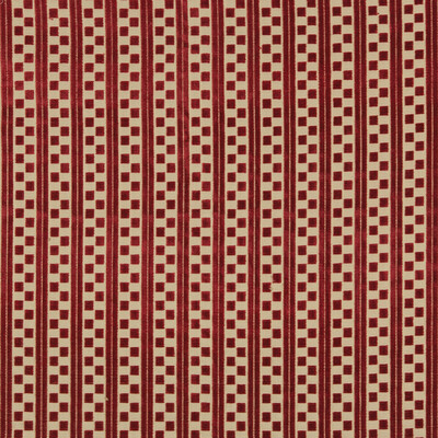 Lee Jofa 2019121.119.0 Lawrence Velvet Upholstery Fabric in Berry/Red/Burgundy/red