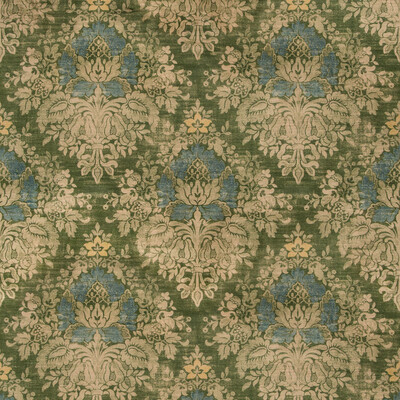 Lee Jofa 2019122.35.0 Alma Velvet Multipurpose Fabric in Loden/Green/Olive Green