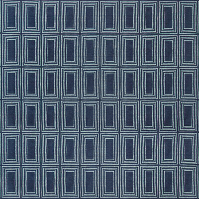Lee Jofa 2019126.501.0 Cadre Multipurpose Fabric in Indigo/Dark Blue/Blue