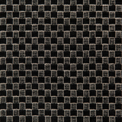 Lee Jofa 2020101.8.0 Allonby Weave Upholstery Fabric in Jet/Black