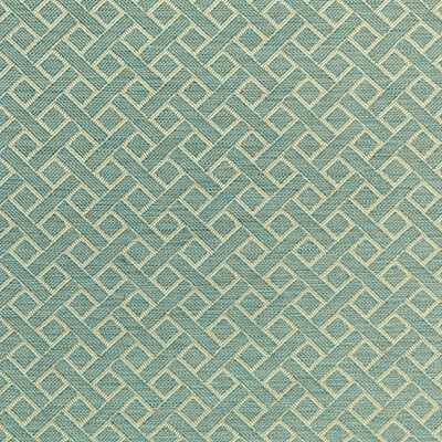 Lee Jofa 2020102.313.0 Maldon Weave Upholstery Fabric in Lake/Turquoise