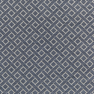 Lee Jofa 2020102.50.0 Maldon Weave Upholstery Fabric in Navy/Dark Blue/Blue
