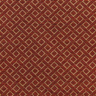 Lee Jofa 2020102.919.0 Maldon Weave Upholstery Fabric in Brick/Red/Burgundy/red