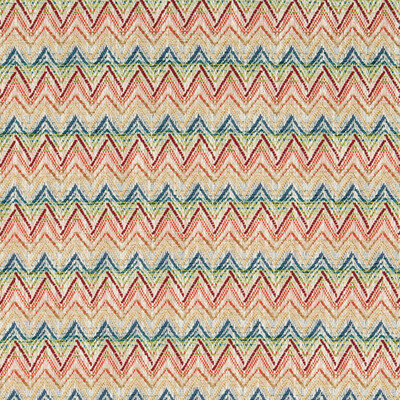 Lee Jofa 2020107.549.0 Cambrose Weave Upholstery Fabric in Cabana/Multi/Blue/Red