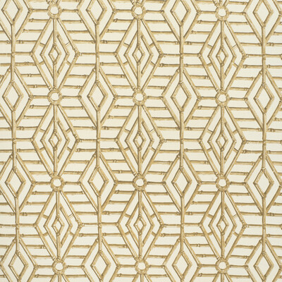 Lee Jofa 2020114.164.0 Bamboo Cane Multipurpose Fabric in Beige/white/Beige
