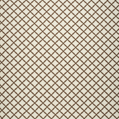 Lee Jofa 2020115.166.0 Bamboo Trellis Multipurpose Fabric in Brown