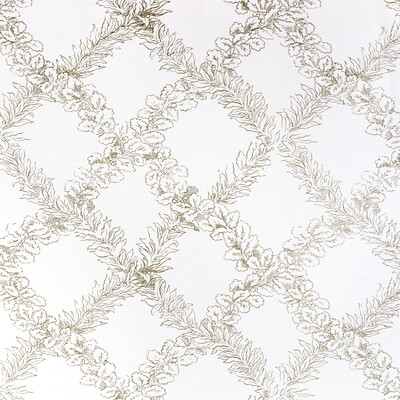 Lee Jofa 2020138.130.0 Leaf Trellis Multipurpose Fabric in Sage/Green