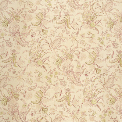 Lee Jofa 2020155.7103.0 Paisley Passion Multipurpose Fabric in Pink/gree/Pink/Purple/Green