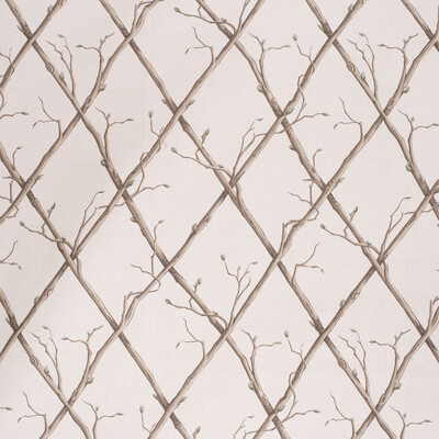 Lee Jofa 2020166.166.0 Twig Trellis Multipurpose Fabric in Brown/ecru/Beige/Brown