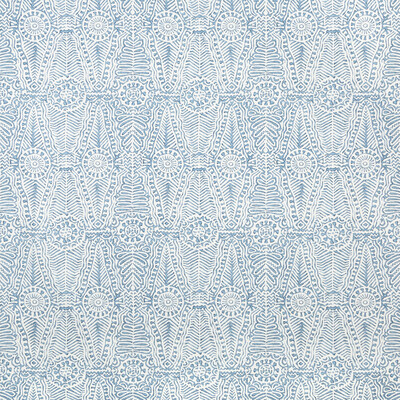 Lee Jofa 2020184.5.0 Drayton Print Multipurpose Fabric in Denim/Blue