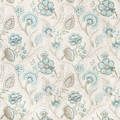 Lee Jofa 2020186.1323.0 Wimberly Print Multipurpose Fabric in Aqua/sage/Multi/Turquoise/Light Green