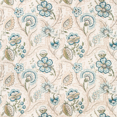 Lee Jofa 2020186.530.0 Wimberly Print Multipurpose Fabric in Blue/spring/Multi/Blue/Green